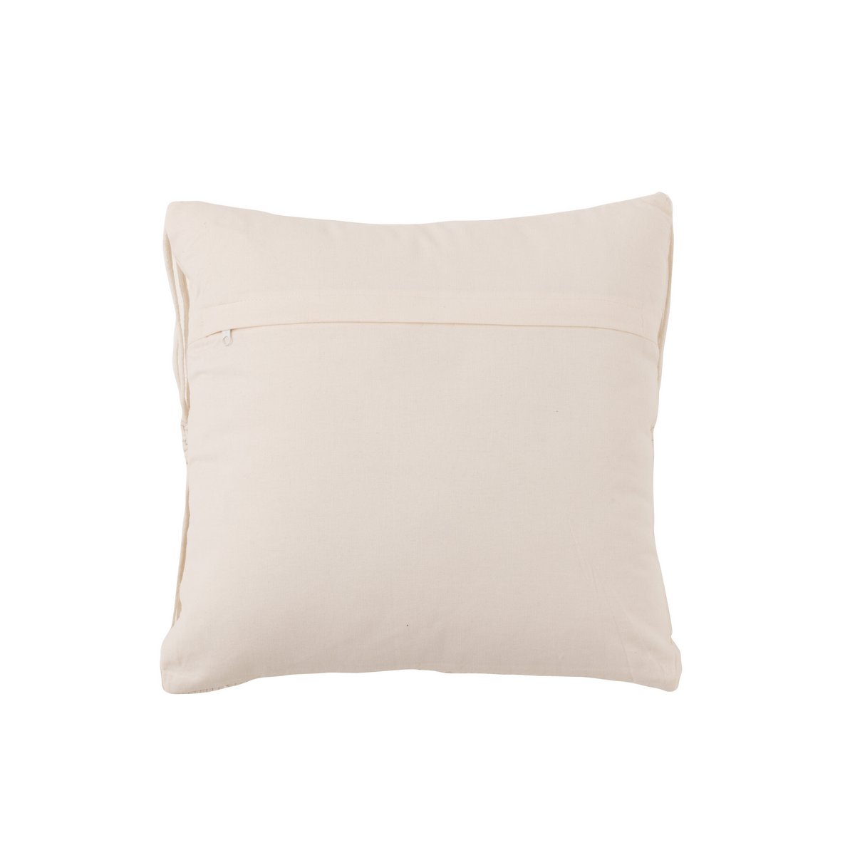J-Line kussen Cosy - katoen - gebroken wit - large