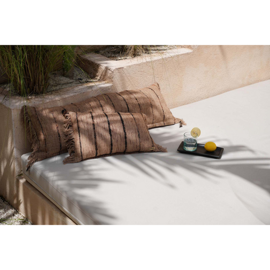 Oh My Gee Kussenhoes - Beige Zwart - 35x100