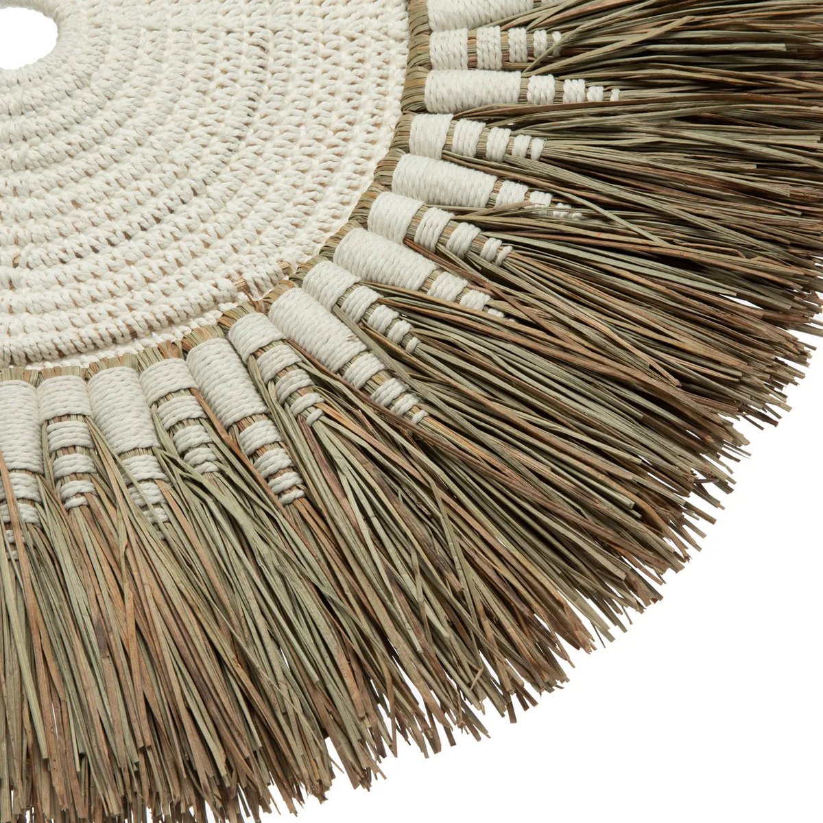 De Raffia Macramé Muurdecoratie