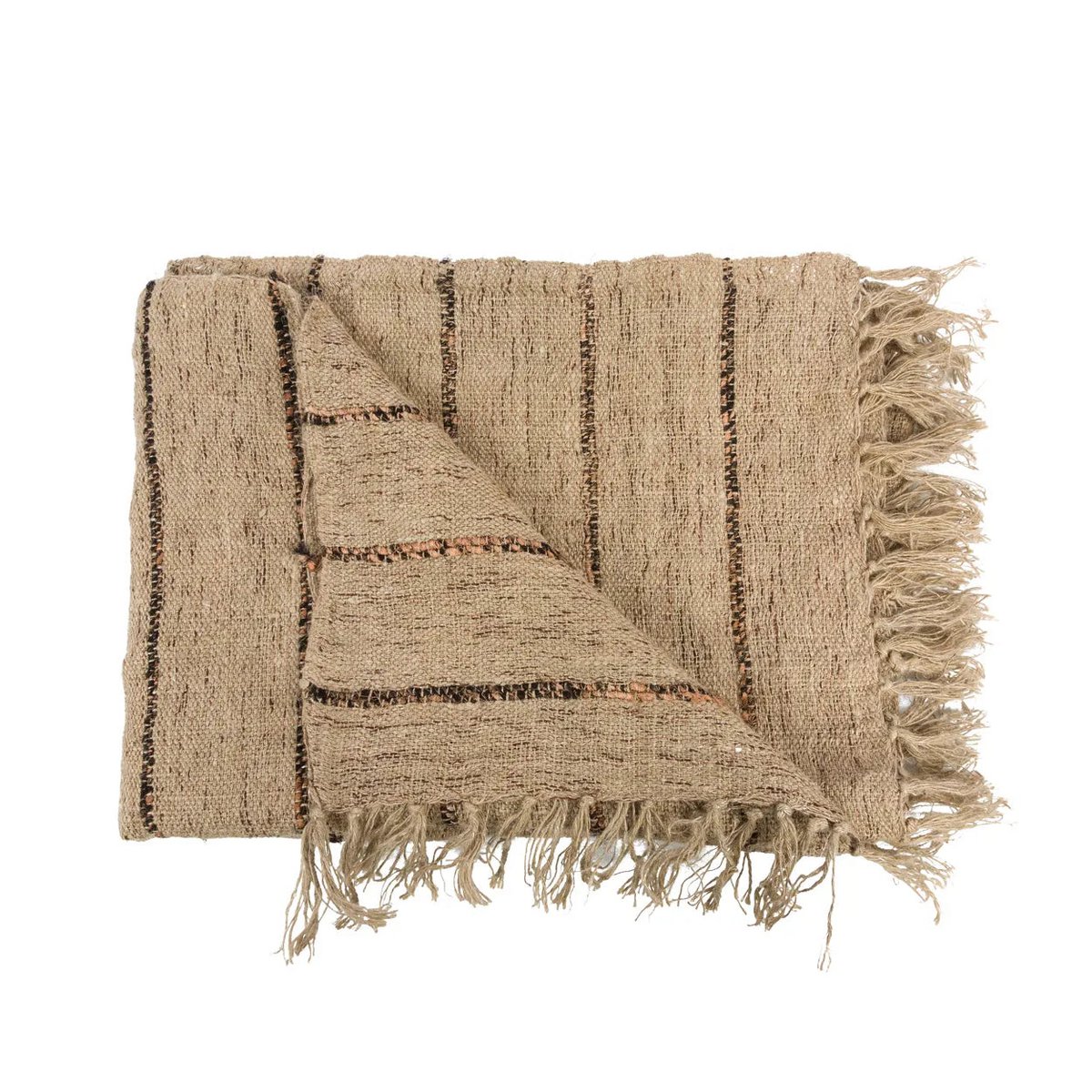 De s'il vous Plaid - beige zwart