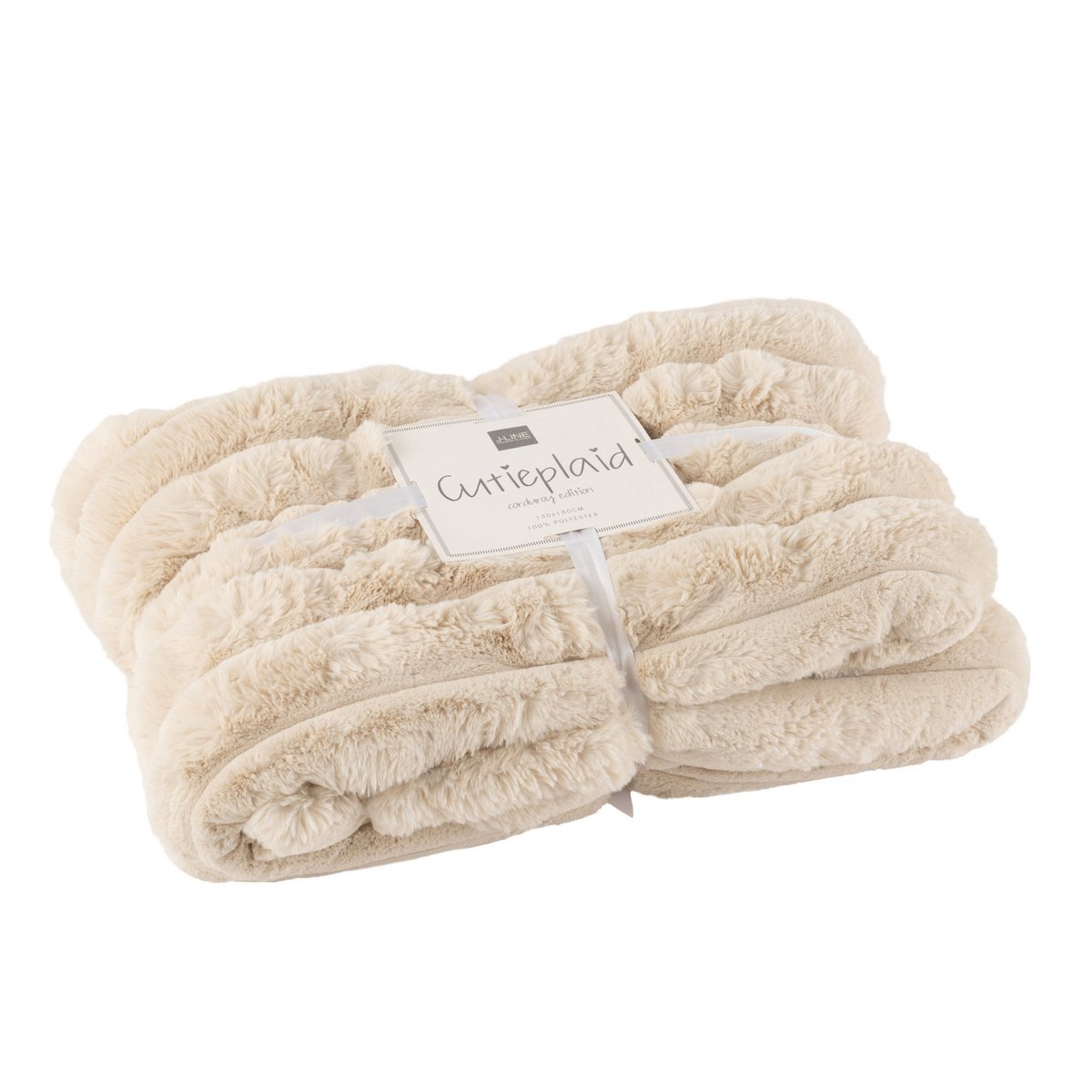 J-Line Plaid Groot Corduroy Polyester Beige
