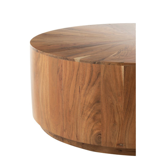 J-Line salontafel Rond - hout - naturel