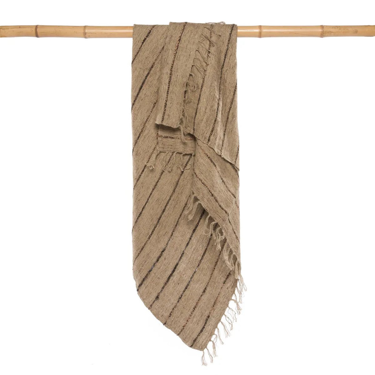 De s'il vous Plaid - beige zwart