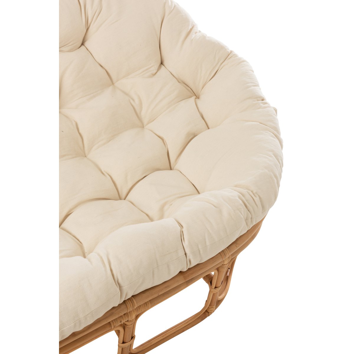 Rotan fauteuil met kussen