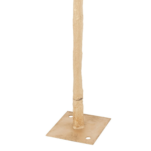 J-Line Boom Palm Bladeren 1 Stam - metaal - goud - small