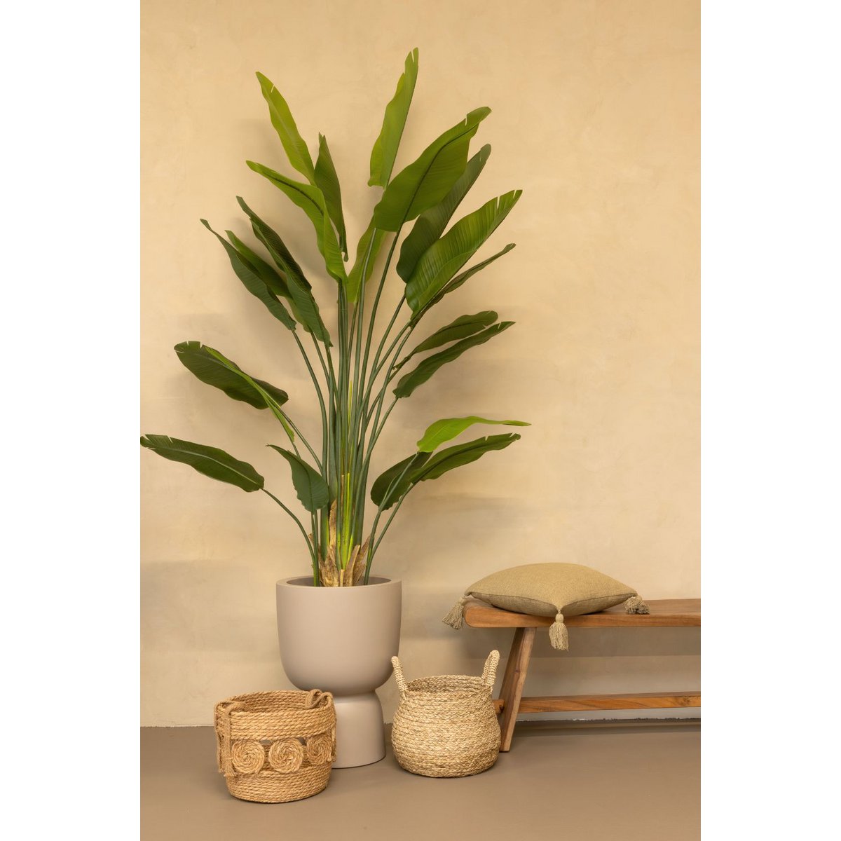 Strelitzie Kunstpflanze 210cm