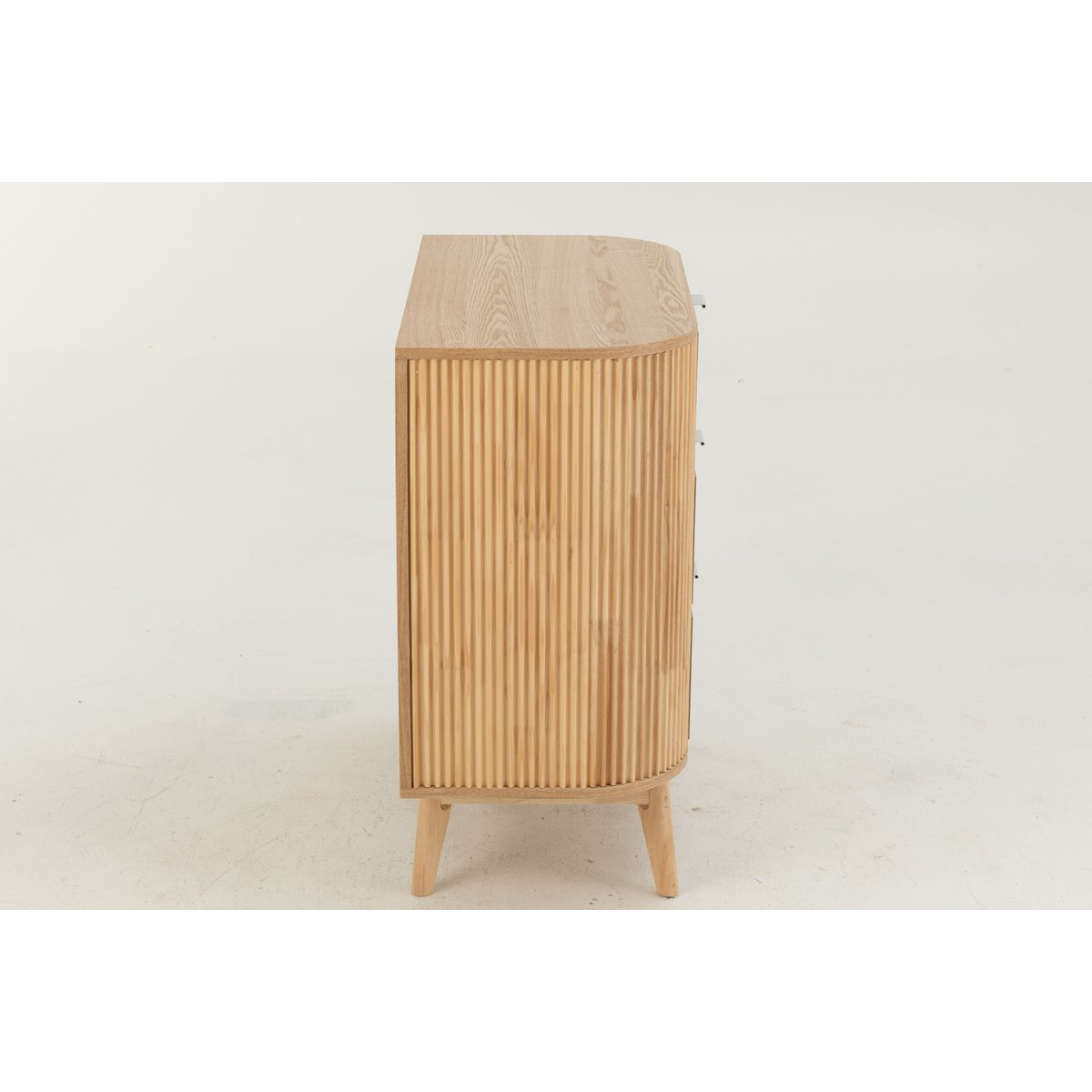 J-Line kast Rond - dennenhout - naturel - large