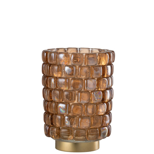 Theelichthouder Vierkant Mozaiek large