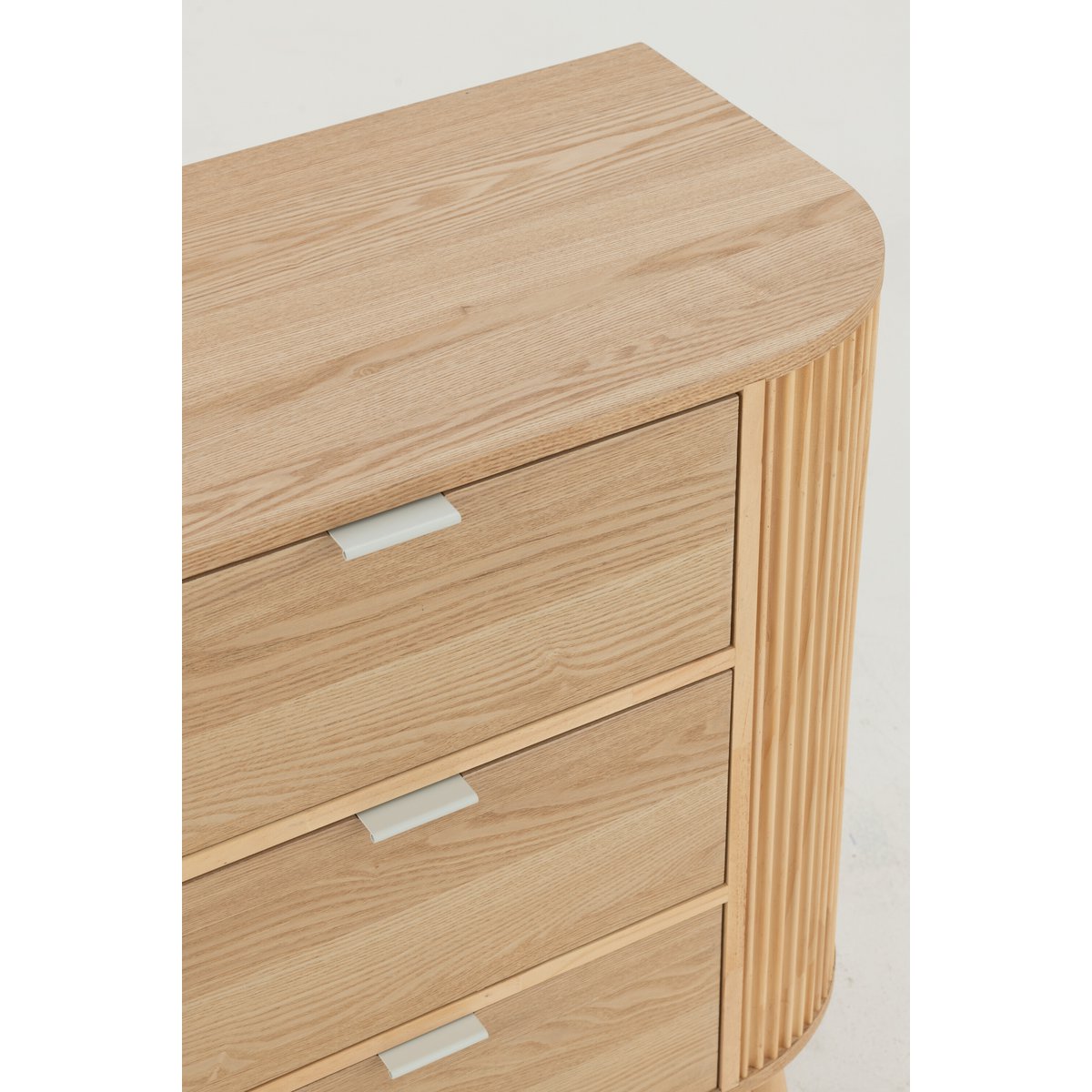 J-Line kast Rond - dennenhout - naturel - large