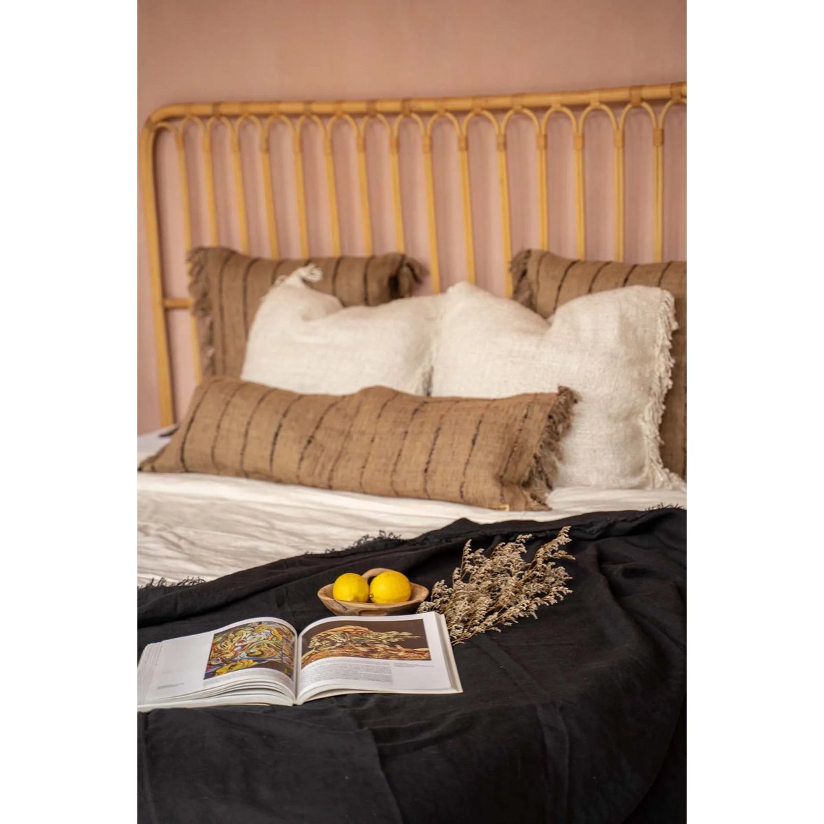 Oh My Gee Kussenhoes - Beige Zwart - 35x100
