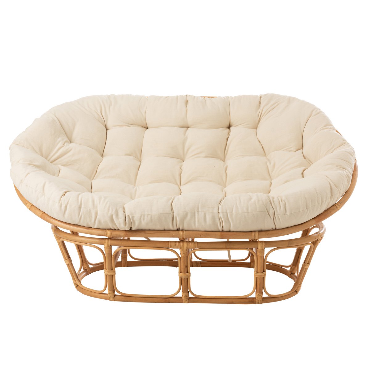 Rotan fauteuil met kussen