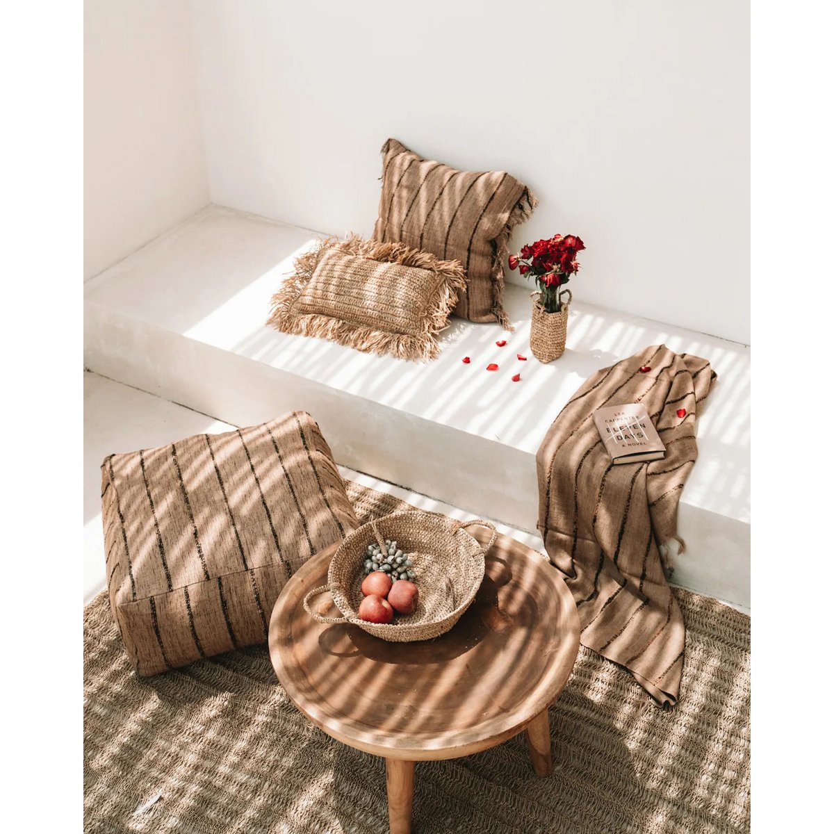 De s'il vous Plaid - beige zwart
