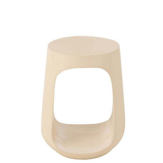 J-Line Bijzettafel Mangohout Wit