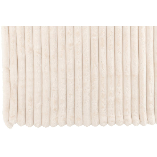 J-Line Plaid Groot Corduroy Polyester Wit