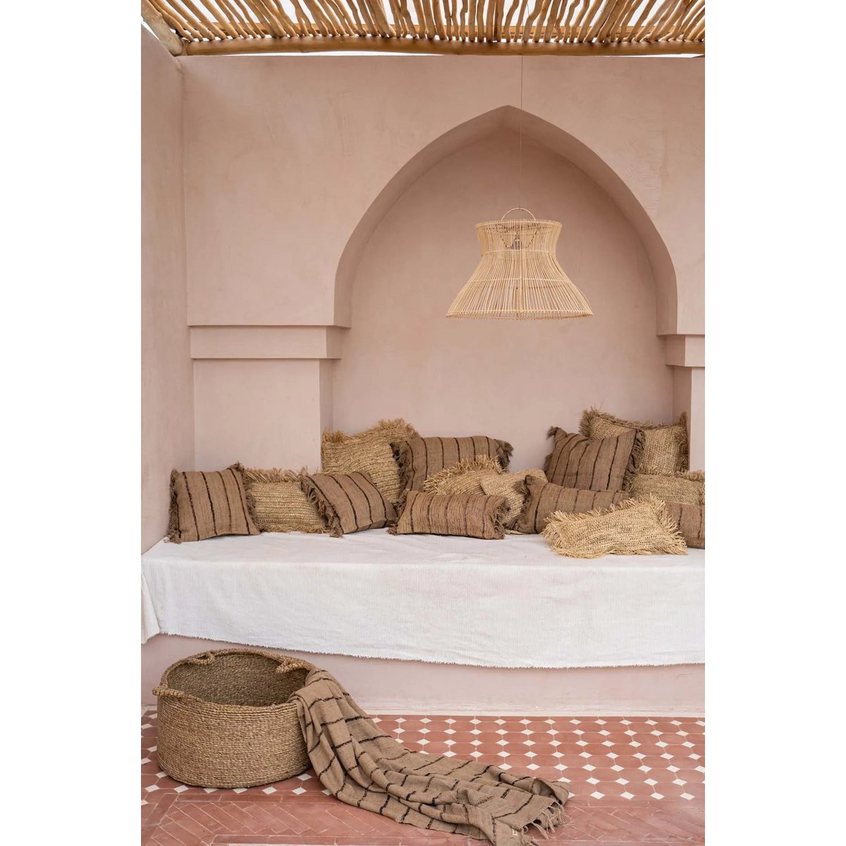 De s'il vous Plaid - beige zwart