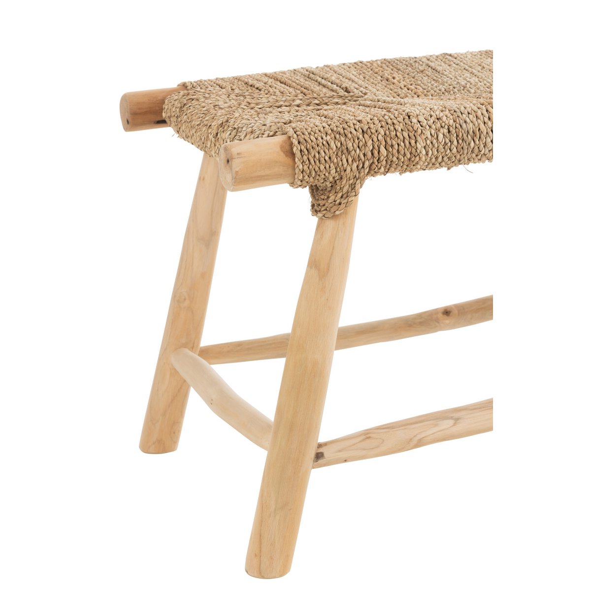 J-Line bank Timo - gras/hout - naturel