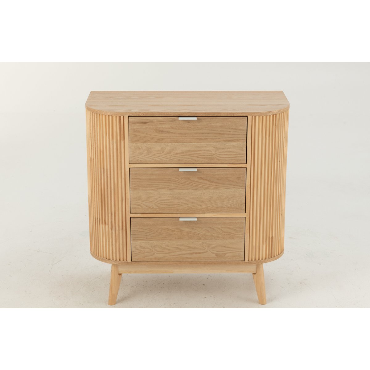 J-Line kast Rond - dennenhout - naturel - large