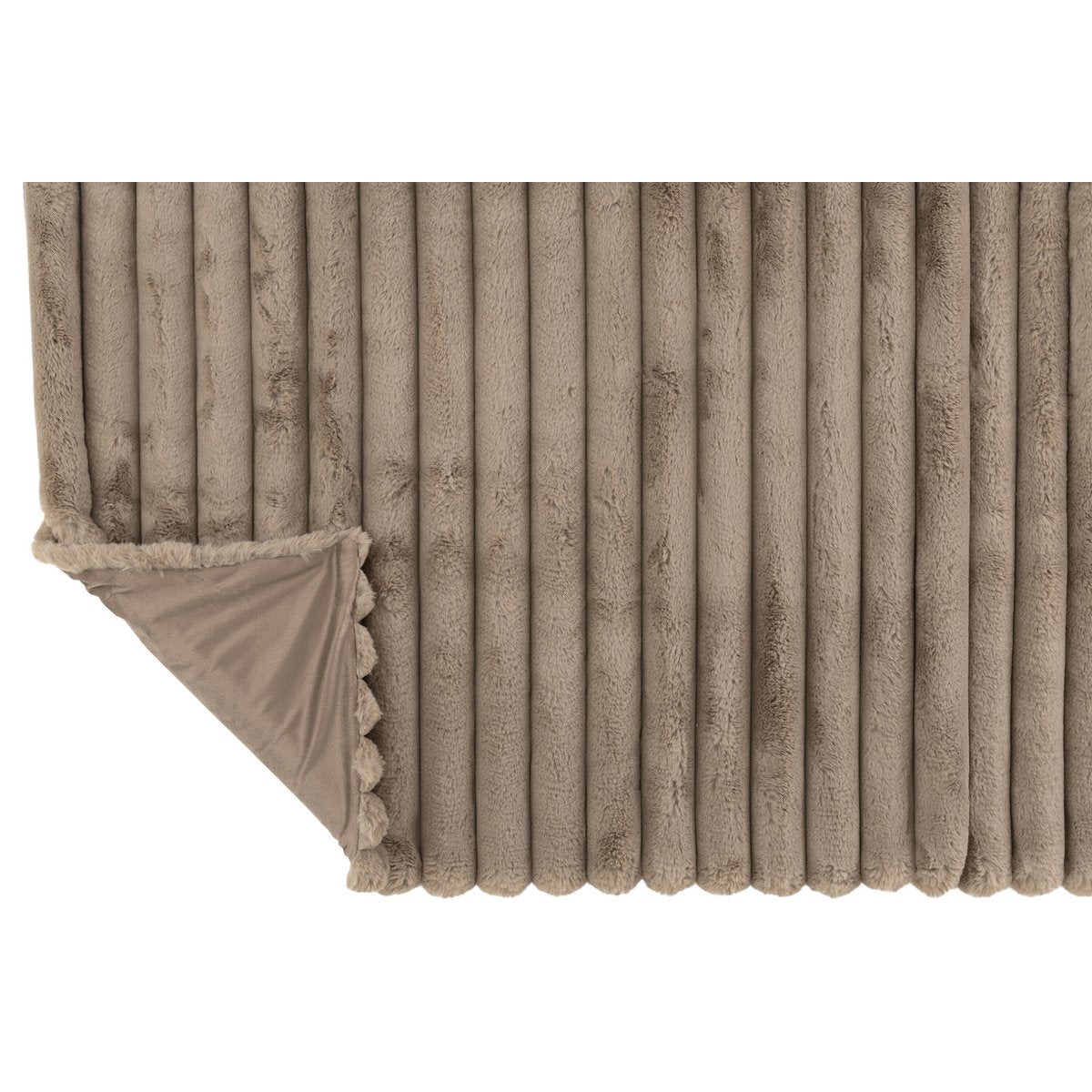 J-Line Plaid Groot Corduroy Polyester Taupe