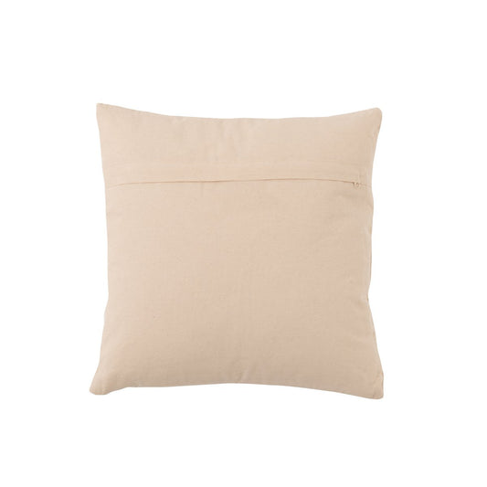 J-Line kussen Cosy - katoen - beige - large