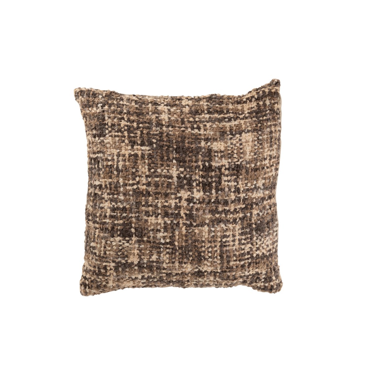 Kussen Tweed bruin/beige
