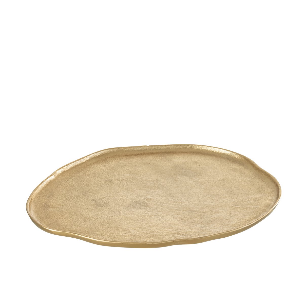 Plateau Rond Aluminium Goud L