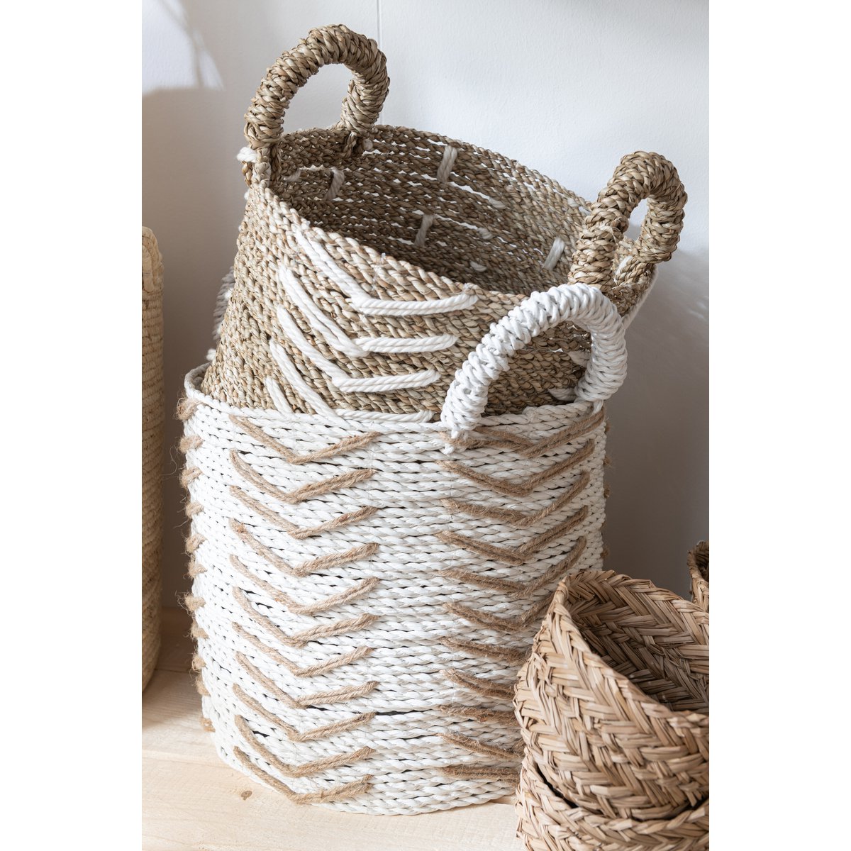 Set van Twee Manden Chevron