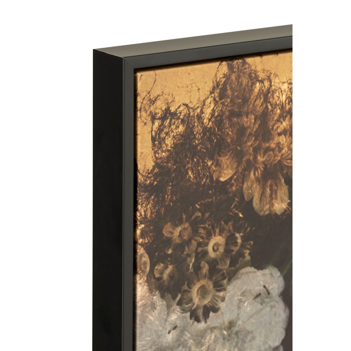 Canvas Vrouw met Bloemen