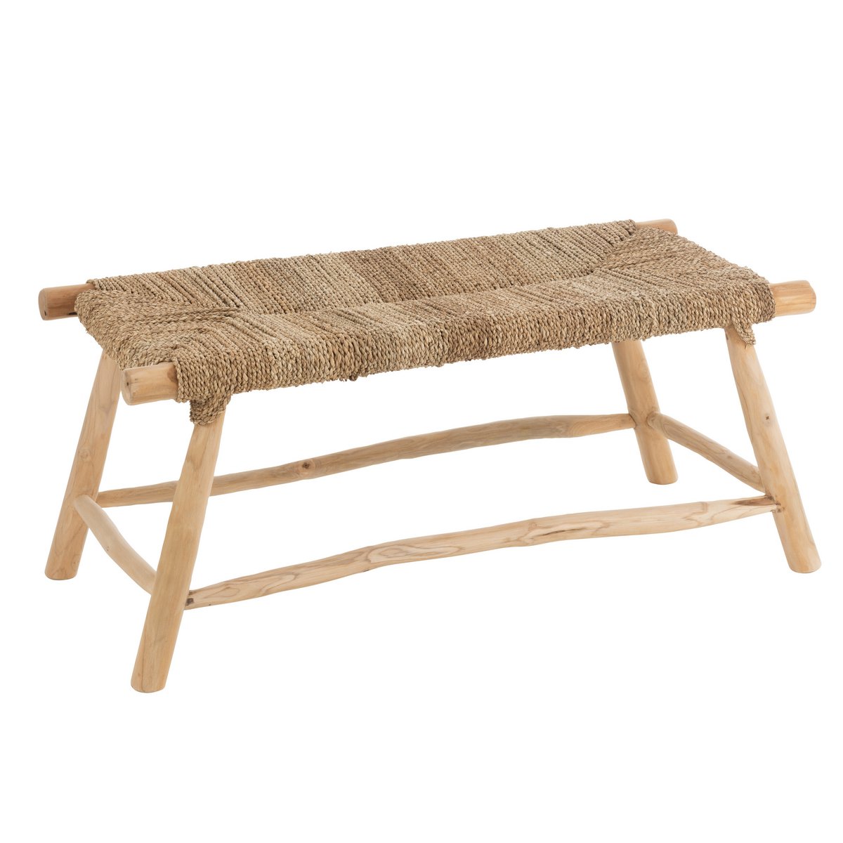 J-Line bank Timo - gras/hout - naturel