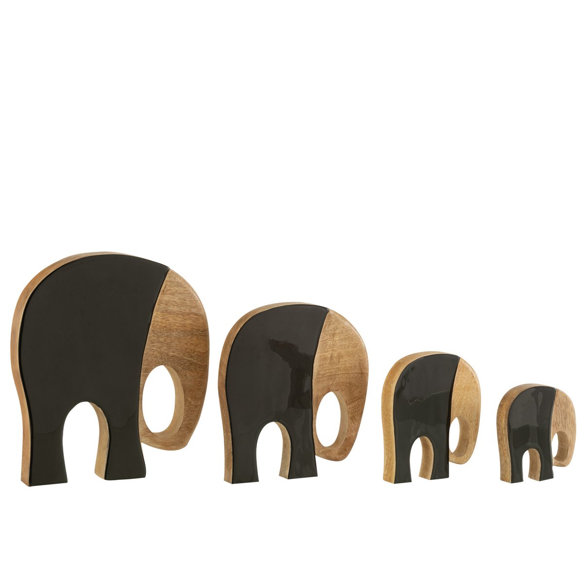 Olifanten decoratie set van 8