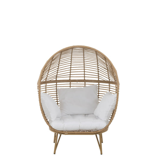 Loungestoel Ovaal naturel