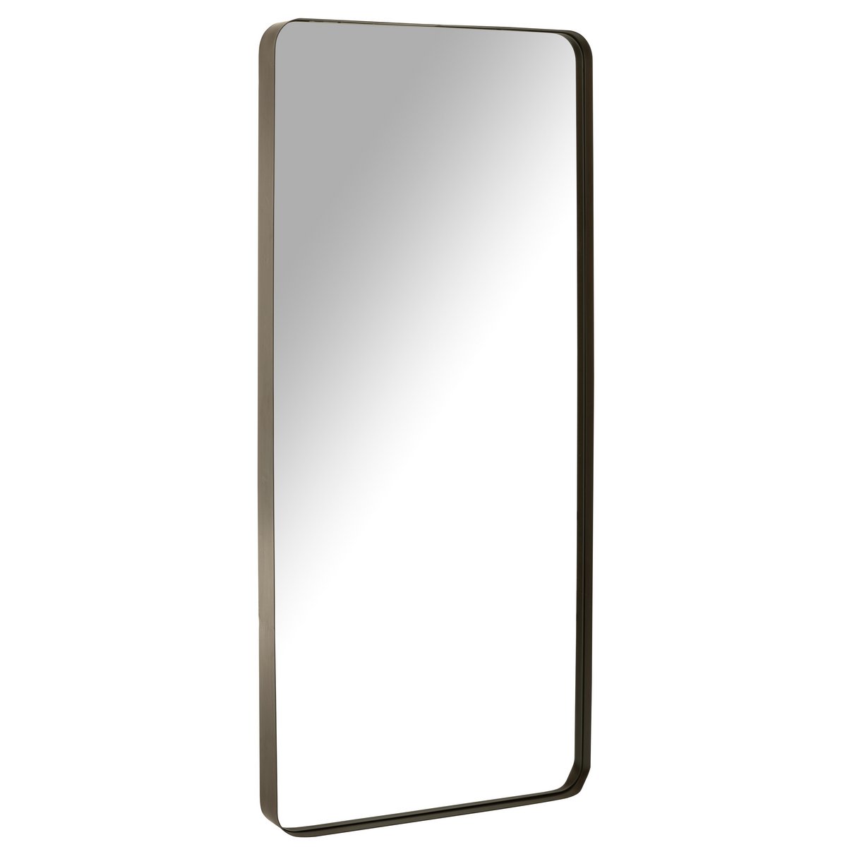 J-Line spiegel Markus - metaal/glas - zwart - large - 180 x 80 cm