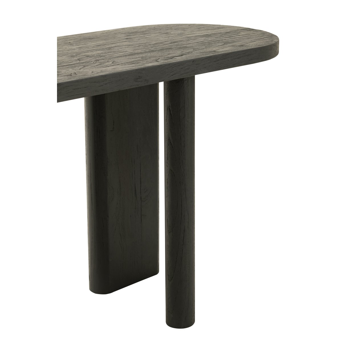 Sidetable Teak zwart