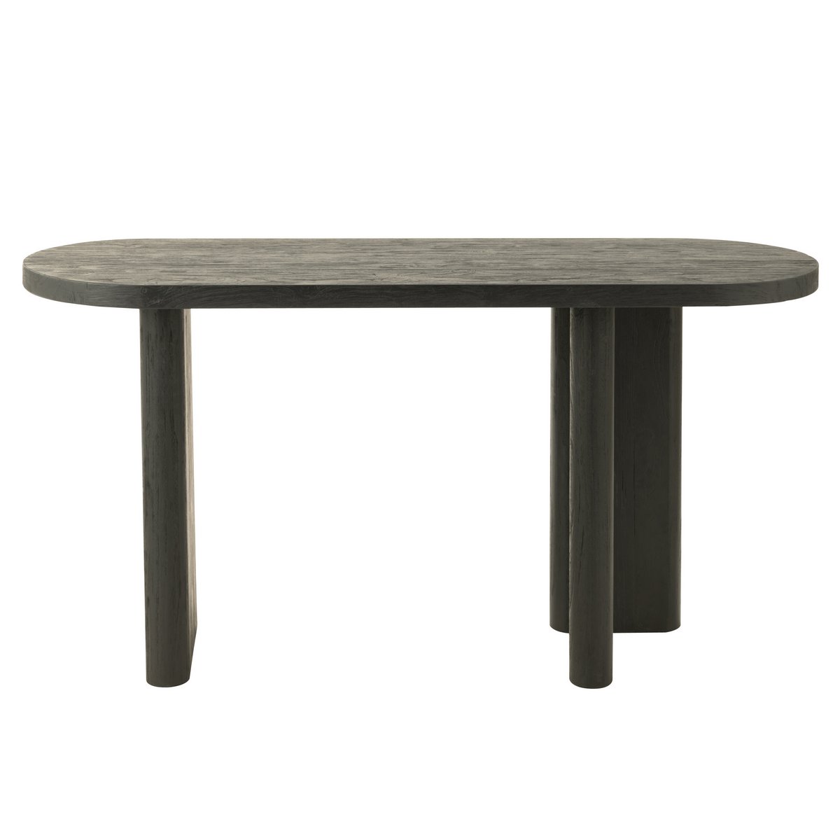 Sidetable Teak zwart
