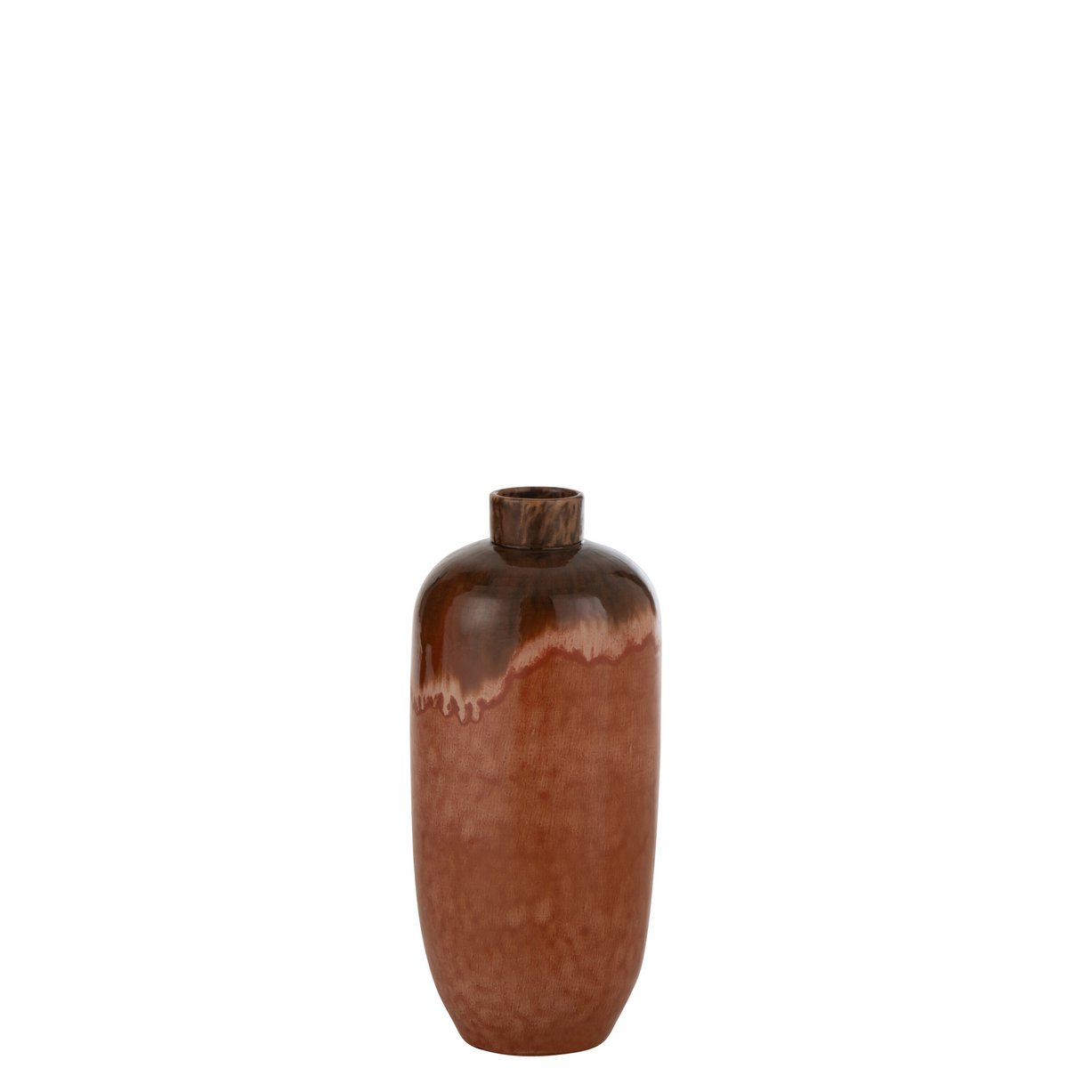 J-Line vaas Aline - keramiek - rood - small - 50 cm hoog