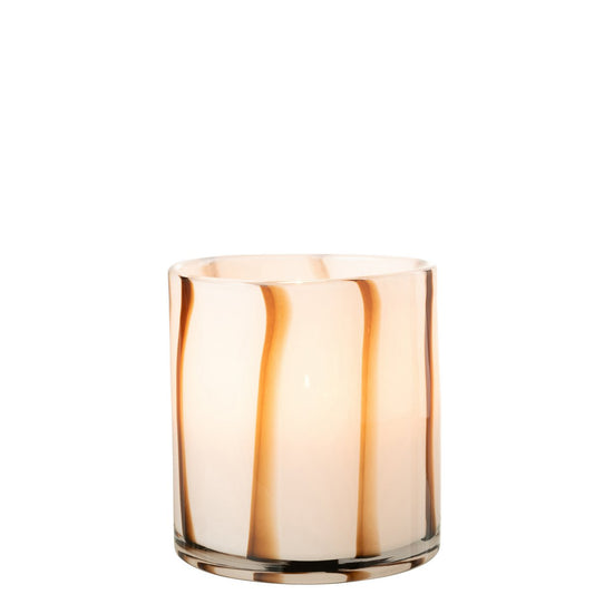 Windlicht Strepen Safari medium