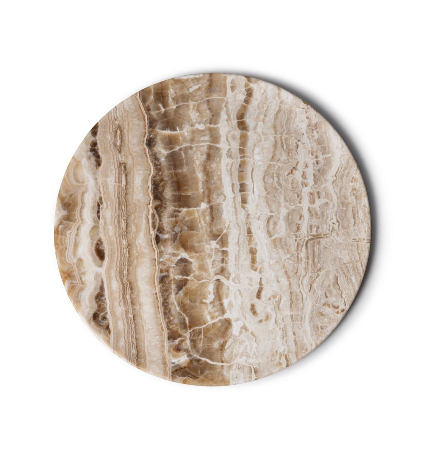 Sandal Dienblad onyx rond 40cm