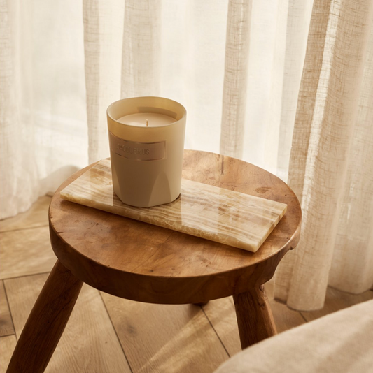 Marmer Dienblad rechthoek S sandal onyx 10x25cm