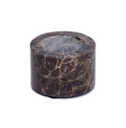 Marmer Waxinelichthouder S Ø6x4cm bruin