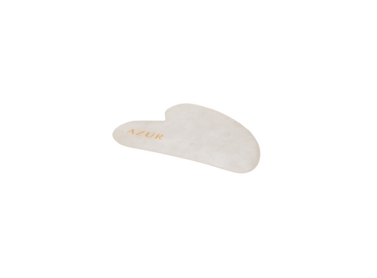 Gua Sha gezichtsmassagetool | witte Jade