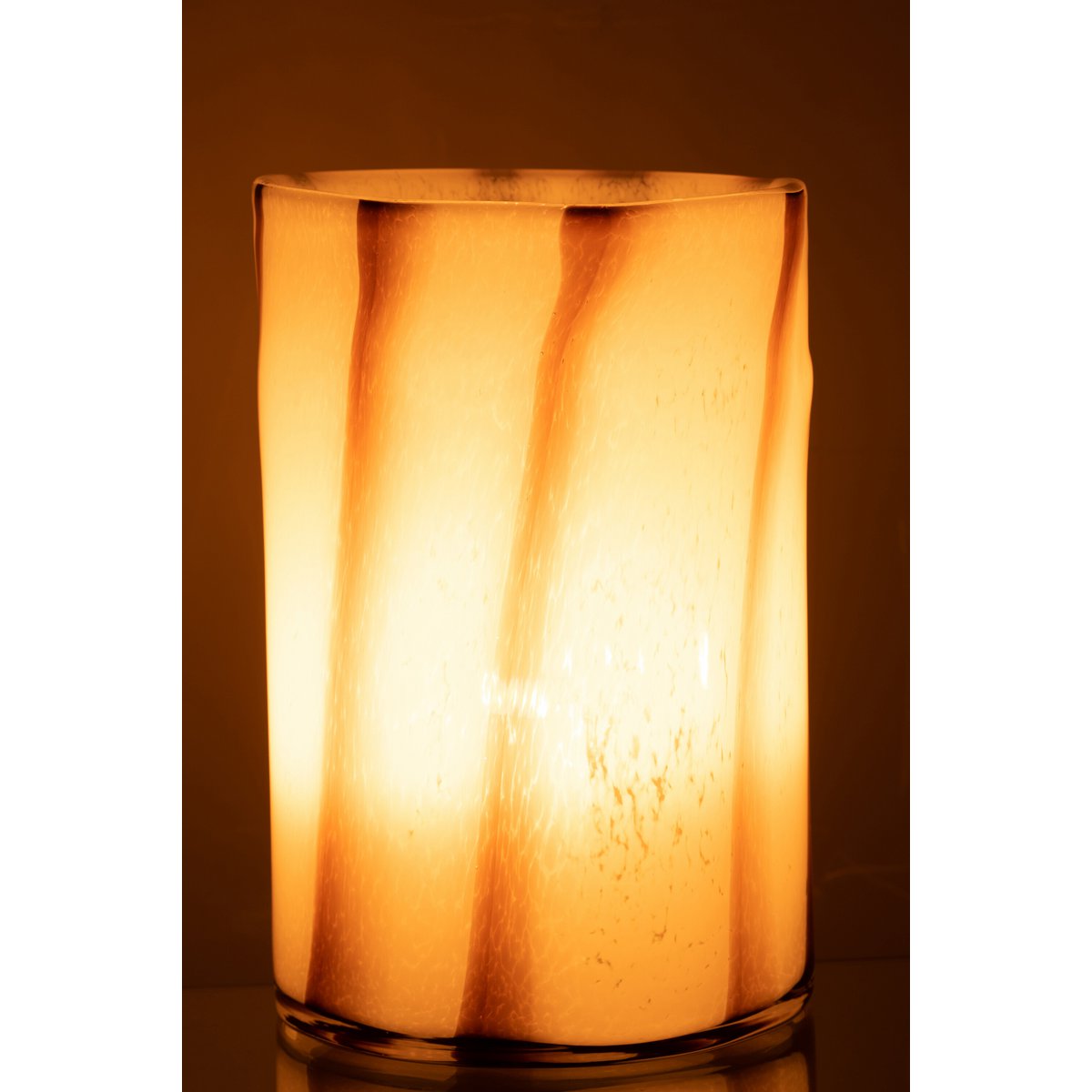 Strepen Safari windlicht l