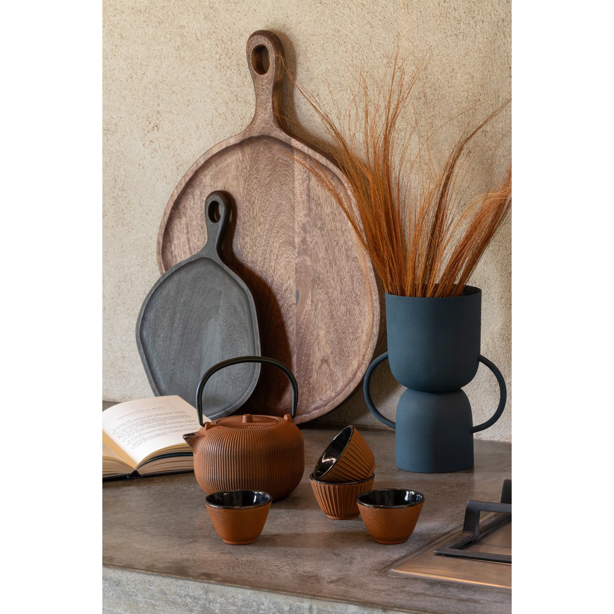 Serveerplank Goa mangohout bruin large