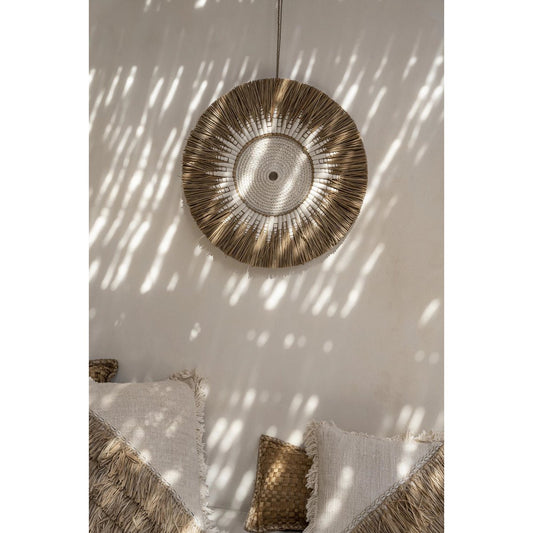 De Raffia Macramé Muurdecoratie