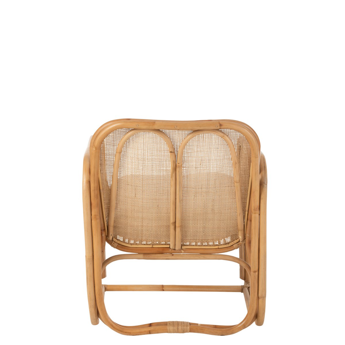 J-Line stoel + kussen Casablanca - jute - naturel