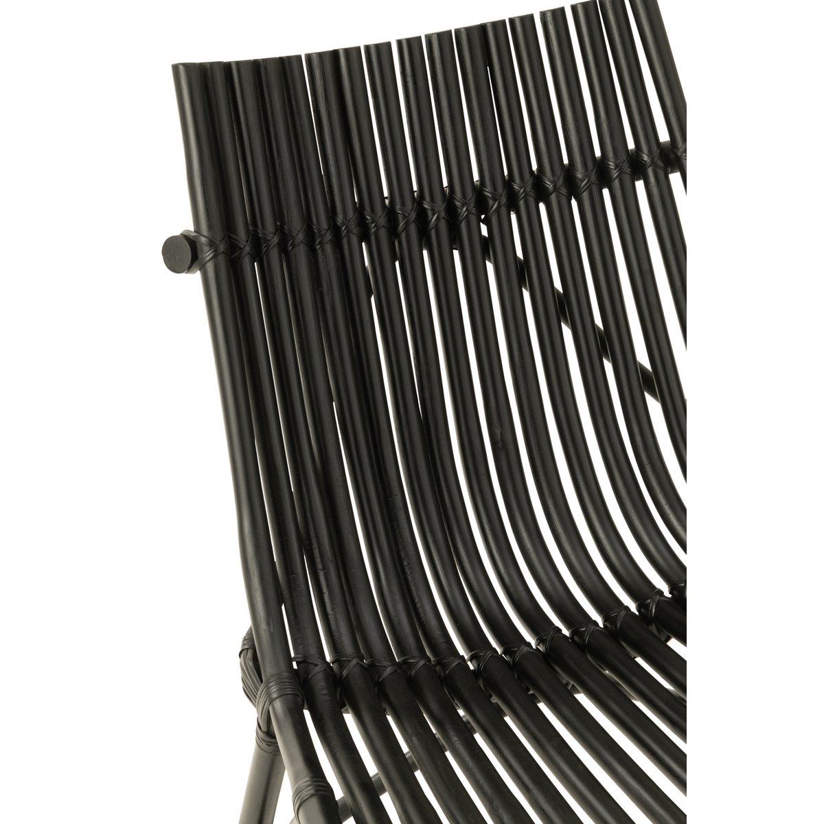 J-Line stoel Rotan - jute - zwart