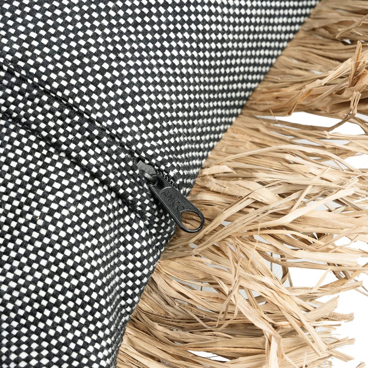 Kissenbezug The Cotton Bonita - Naturschwarz - 40x40