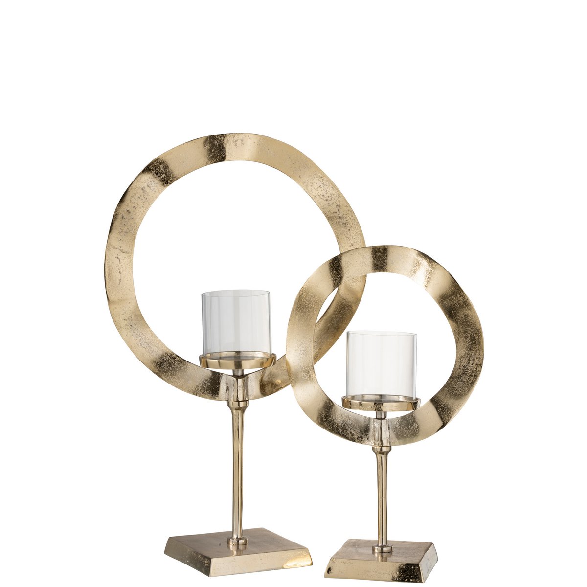 Windlicht Rond op voet large