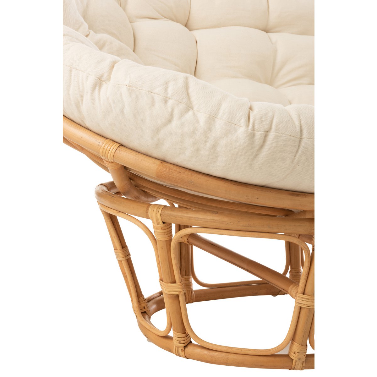 Rotan fauteuil met kussen