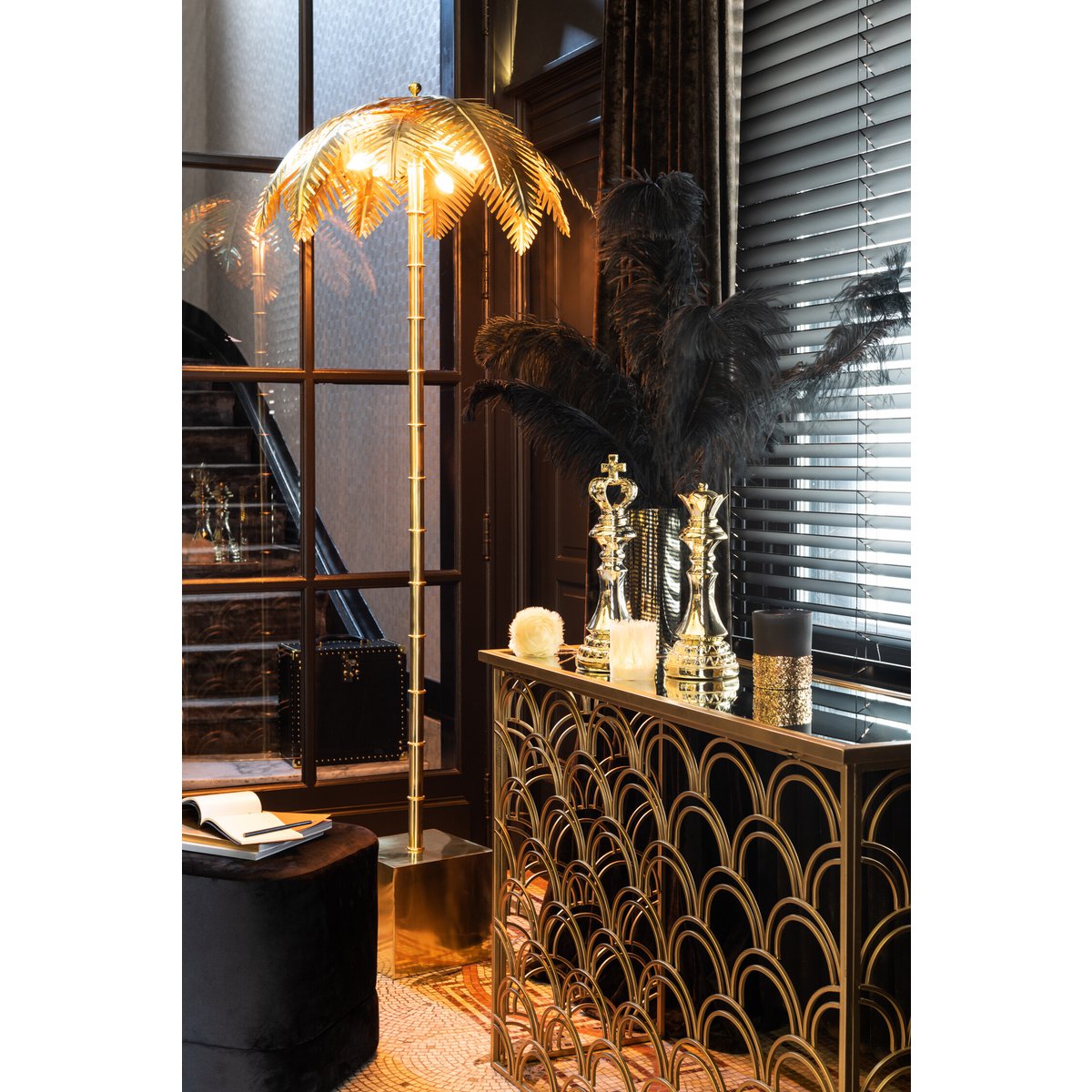 Lamp Staand Kokosbladeren