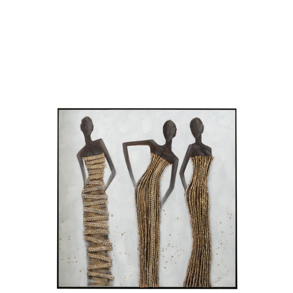 3 Afrikaanse Vrouwen Wanddecoratie
