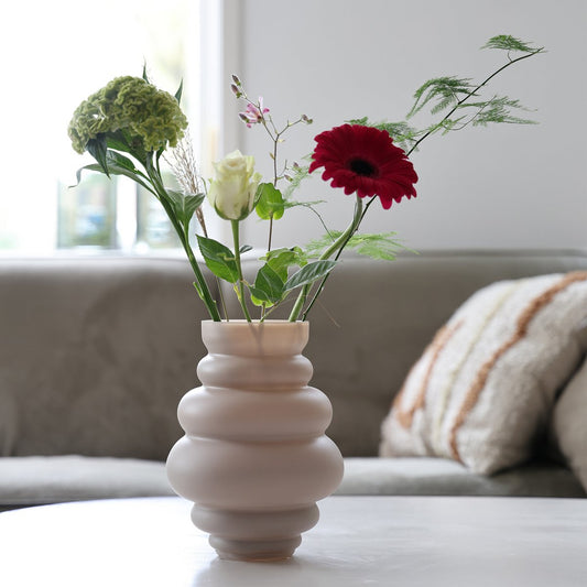 Maputo vaas matte ivory